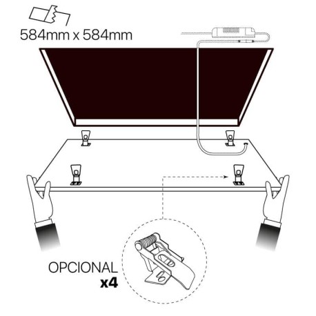 Panel LED Vision 40w 60x60 blanco I-TEC