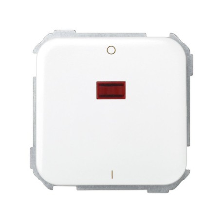 Interruptor bipolar 16AX c/piloto emb. tornillo blanco Simon 31