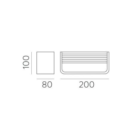 Aplique Icon 20cm  LED de ACB Iluminación