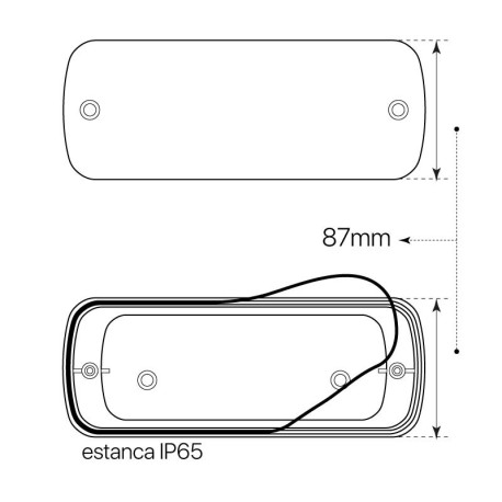 Accesorio emergencia IGNI caja estanca IP65 I-TEC
