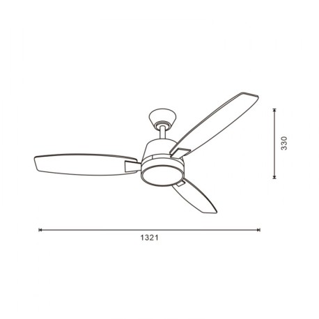 Ventilador de techo Bass blanco Mimotec