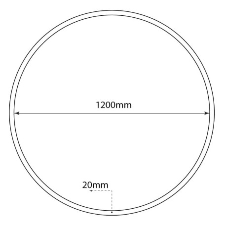 Lámpara de techo Ring 100w I-TEC