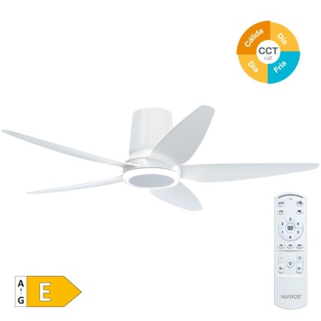 Ventilador de techo Salveri CCT blanco GSC