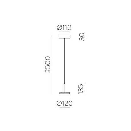 Lámpara colgante Corvus de ACB Iluminación