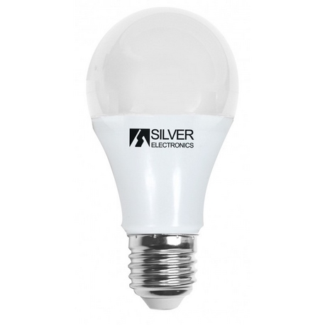 Bombilla LED Estándar SI E27 8W Regulable Silver Sanz