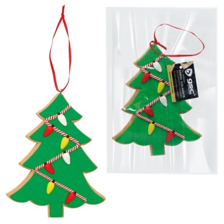 Pack-12 Árbol colgante decorativo de navidad GSC