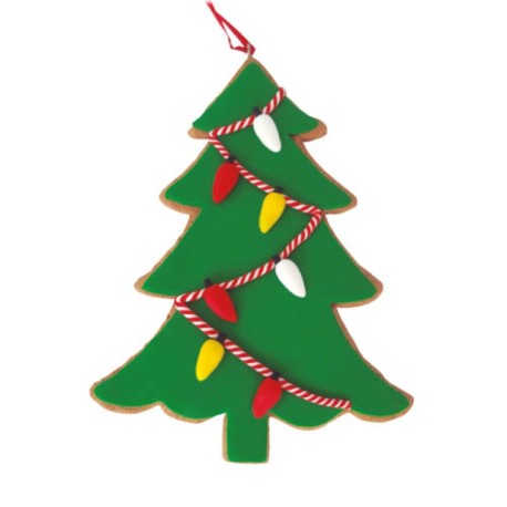 Pack-12 Árbol colgante decorativo de navidad GSC