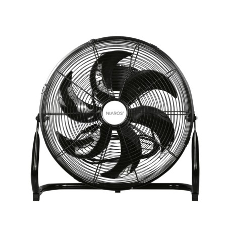 Ventilador metálico de suelo Aidone Ø51cm 90W Negro GSC