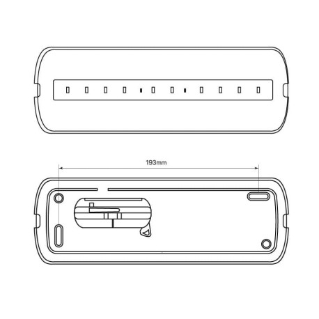 Emergencia IGNI TRACK 5w permanente auto-test I-TEC