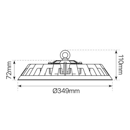 Campana LED Balak 200w I-TEC