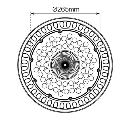 Campana LED Balak 200w I-TEC