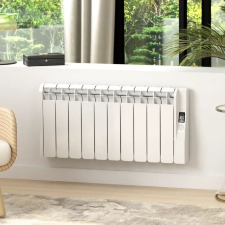 Radiador eléctrico wifi bajo consumo Kyros Short blanco 1250w Rointe
