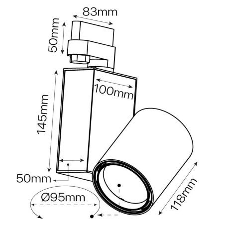 Foco proyector Track.07 I-TEC