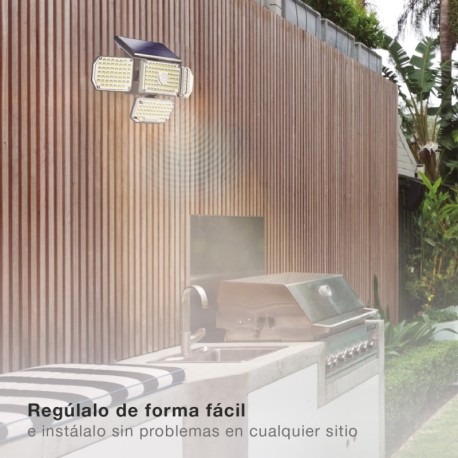 Aplique solar LED Lanteri con sensor 4W 6500k GSC