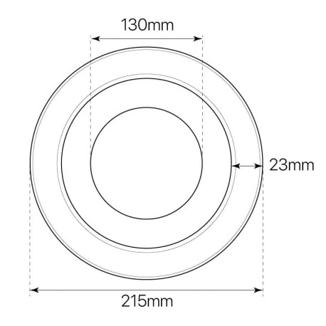 Downlight empotrable Ratio 50w I-TEC