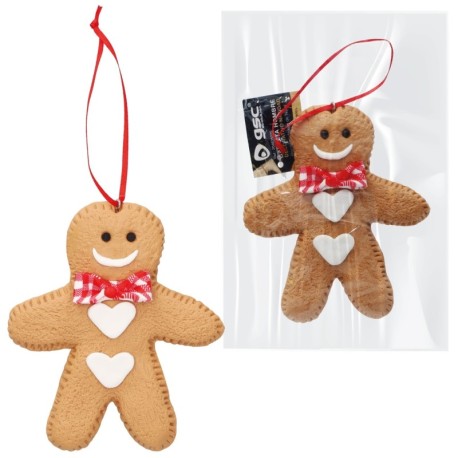 Pack-12 Galleta hombre decorativa árbol de navidad GSC