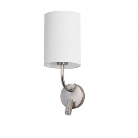Aplique IP20 Romi Reader LED 2.2W 3000K Niquel Santinado Forlight