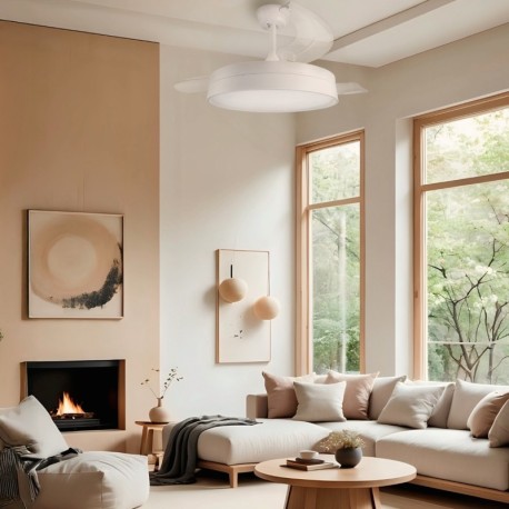 Ventilador de techo Loki blanco Mimotec