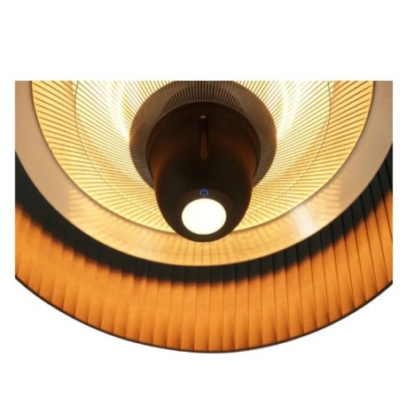 Calefactor eléctrico Sirmione negro Britec