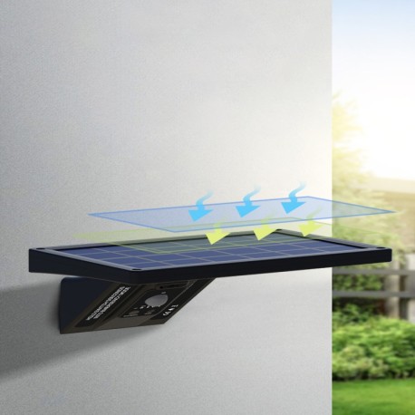 Aplique solar LED Ganda sensor movimiento/crepuscular  GSC