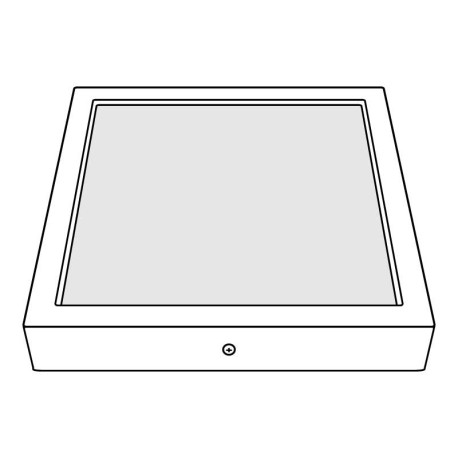 Downlight plafón Slim superficie cuadrado 56w I-TEC