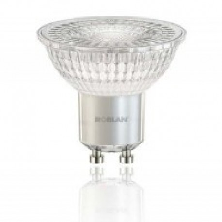 Bombilla dicroica LED Transparente 4,3W 430lm 110º de Roblan