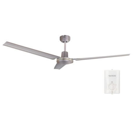 Ventilador de techo Saltok níquel GSC
