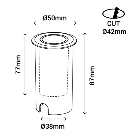 Empotrable de pared Oko Sulion