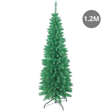 Árbol de navidad artificial tipo lápiz Bousso 1,2M 220 ramas GSC