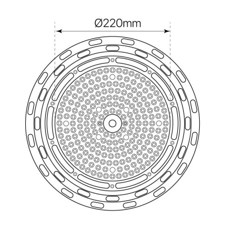 Campana LED Sun Eco 150w I-TEC