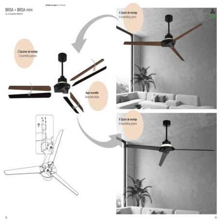 Ventilador de techo Brisa Mantra