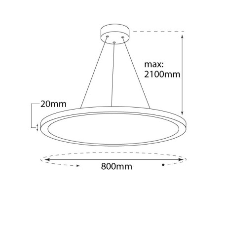 Lámpara de techo Planet 60w I-TEC