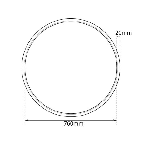 Lámpara de techo Planet 60w I-TEC
