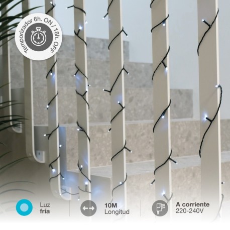 Guirnalda LED 10m 8 funciones GSC