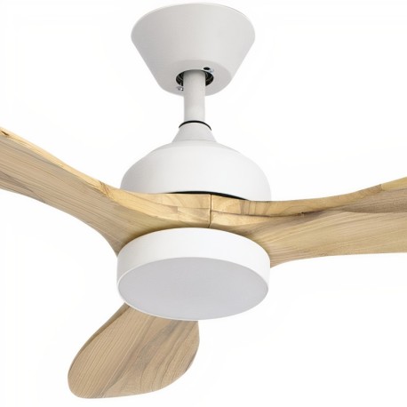 Ventilador de techo Calar M blanco/madera Forlight