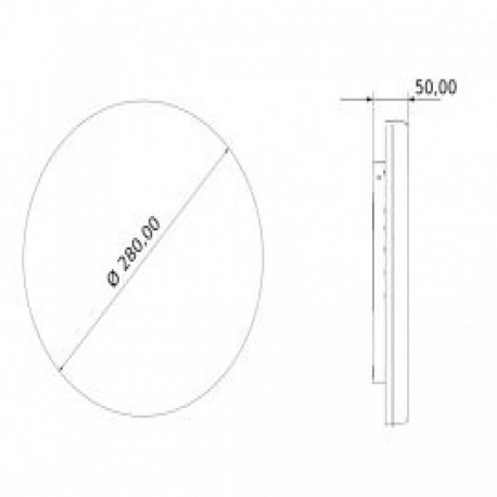 Downlight Plafón Tectum+ CCT Switch IP65 Threeline