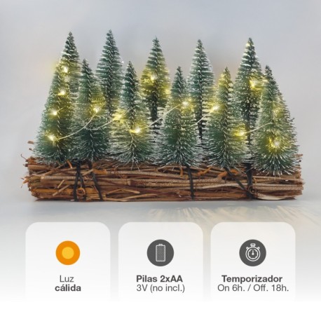 Bosque árboles de navidad LED Kuner Luz cálida GSC