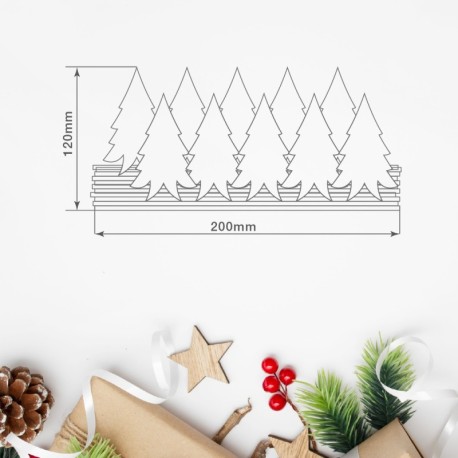 Bosque árboles de navidad LED Kuner Luz cálida GSC