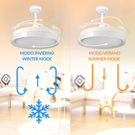 Ventilador de techo Yeray blanco Mimotec