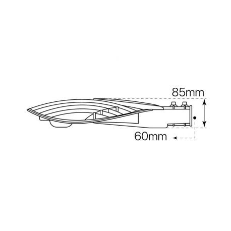 Luminaria Vial Blade gris antracita 30w I-TEC