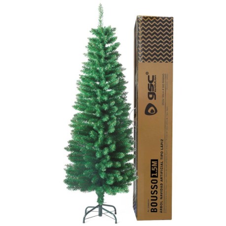 Árbol de navidad artificial tipo lápiz Bousso 1,5M 360 ramas GSC