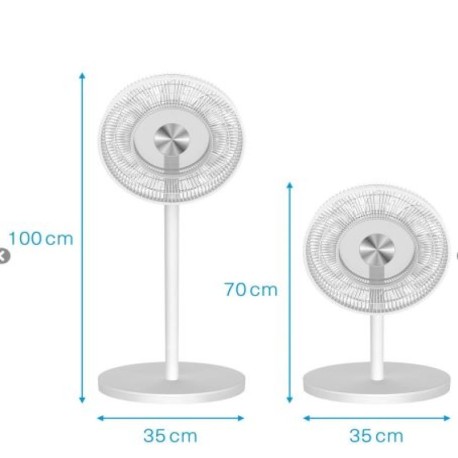 Ventilador de pie Vantic DC bajo consumo gabarron