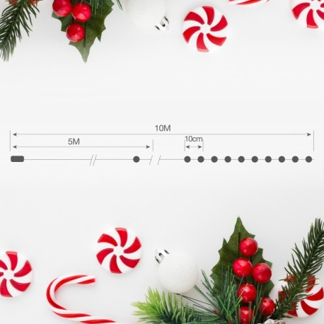 Guirnalda LED 5m 500 leds 8 funciones GSC