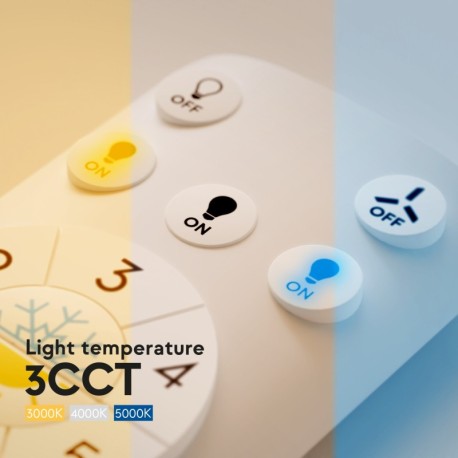 Ventilador de techo Instafan blanco Sulion