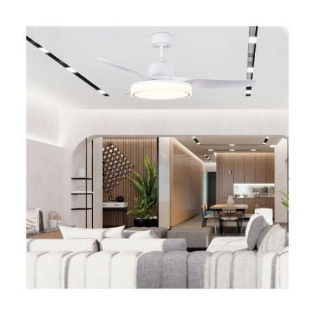 Ventilador de techo LED Aran 36w CCT blanco CristalRecord