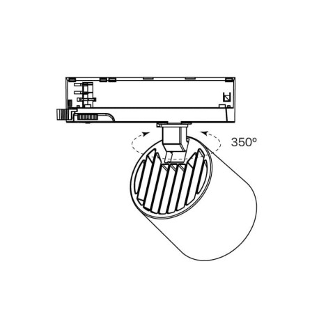 Proyector LED Track.31 carril trifásico 17w I-TEC