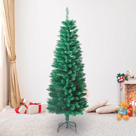 Árbol de navidad artificial tipo lápiz Bousso 1,8M 580 ramas GSC