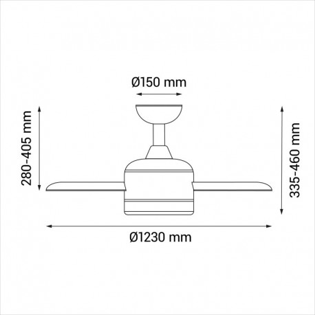 Ventilador de techo Lara Sulion