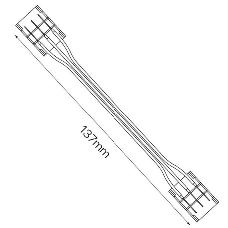 Conector doble dualcolor 3 pin+ cable I-TEC