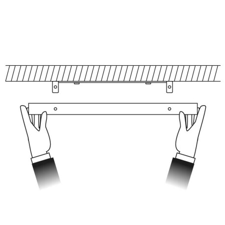 Plafón Led Slim de superficie 30x60cm 36w I-TEC